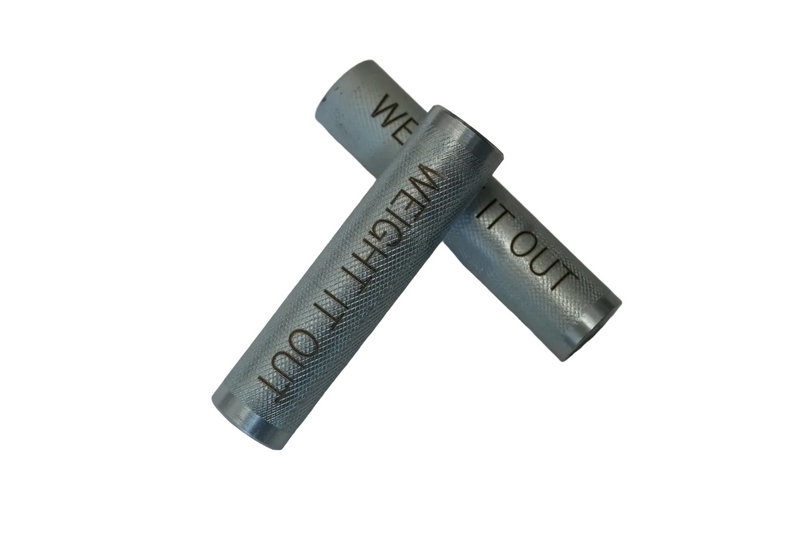 Load image into Gallery viewer, Weight It Out - Adjustable 1-inch Standard Dumbbell Handle Pair (Stainless Steel) - Dumbbell Handles