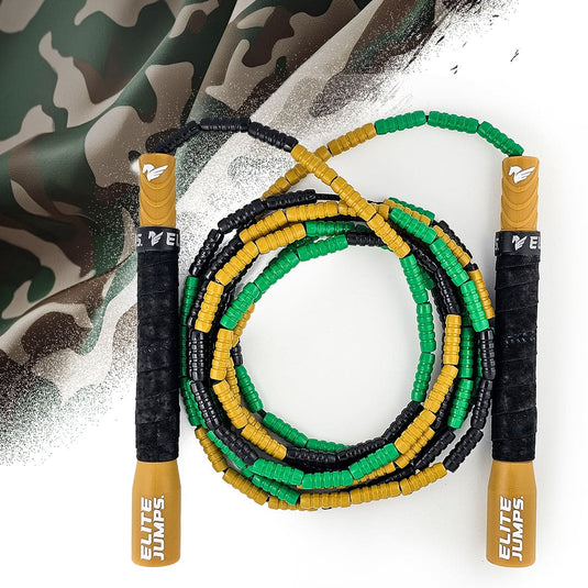 Elite Jumps - Camo Freestyle Soft Beaded Jump Rope