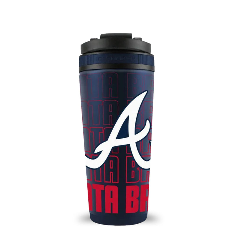 Load image into Gallery viewer, Ice Shaker - Officially Licensed Atlanta Braves 26oz Ice Shaker