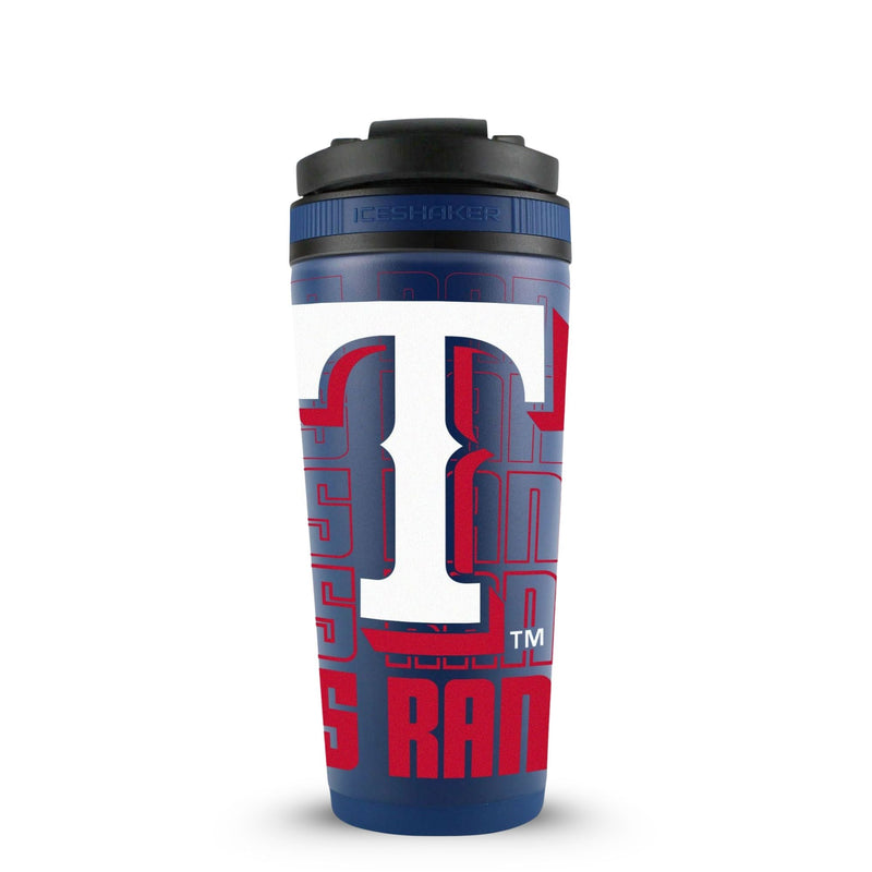 Load image into Gallery viewer, Ice Shaker - Officially Licensed Texas Rangers 26oz Ice Shaker