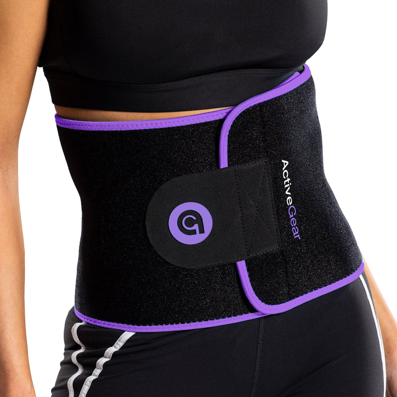 Load image into Gallery viewer, ActiveGear - Waist Trainer for Women & Men by ActiveGear - Medium (8" x 42") / Purple Hem