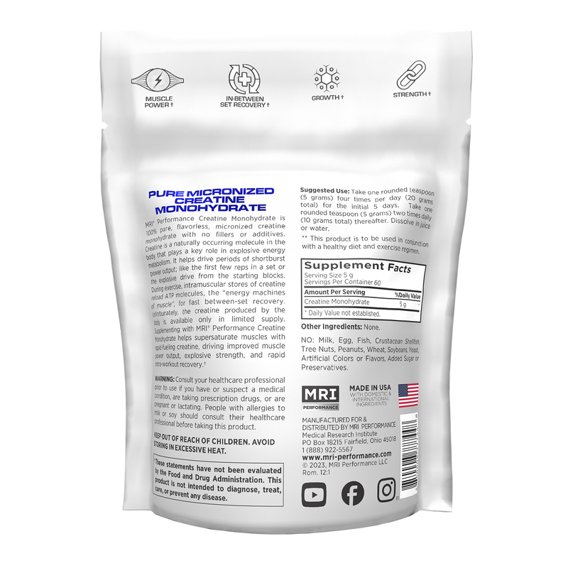 Load image into Gallery viewer, MRI Performance - Micronized Creatine Monohydrate