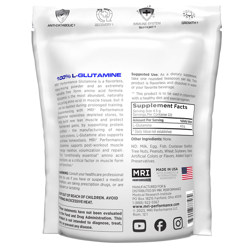 Load image into Gallery viewer, MRI Performance - Glutamine 1000G