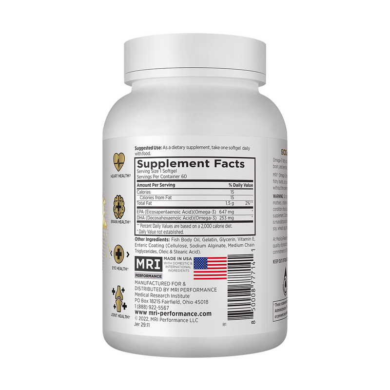 Load image into Gallery viewer, MRI Performance - Omega 3 (60 Count)