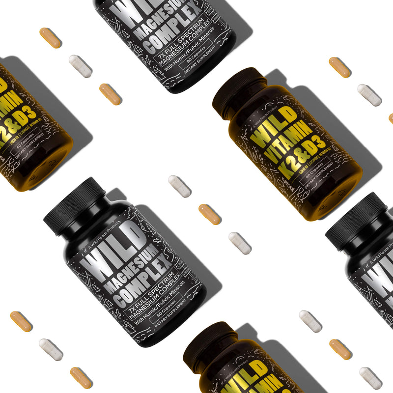 Load image into Gallery viewer, Wild Foods - Power Bundle: Magnesium + K2 & D3 - Vitamins & Supplements