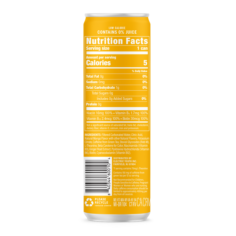 Load image into Gallery viewer, GORGIE - Energy Drink Sparkling Mango Burst
