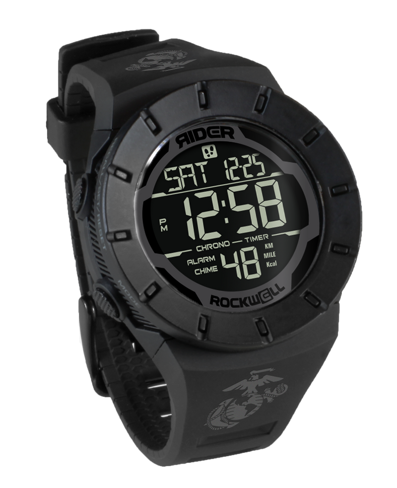 Load image into Gallery viewer, Rockwell Time - Coliseum Fit™ Forum - Marines Edition (Phantom Black) Watch