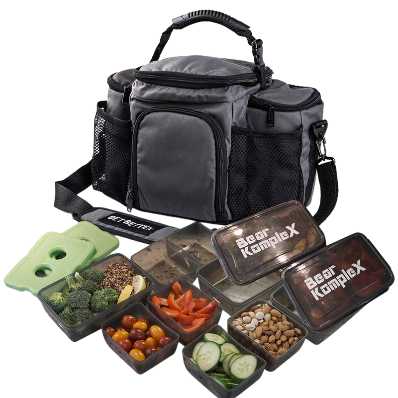 Load image into Gallery viewer, Bear KompleX - Meal Prep Bag with Food Containers