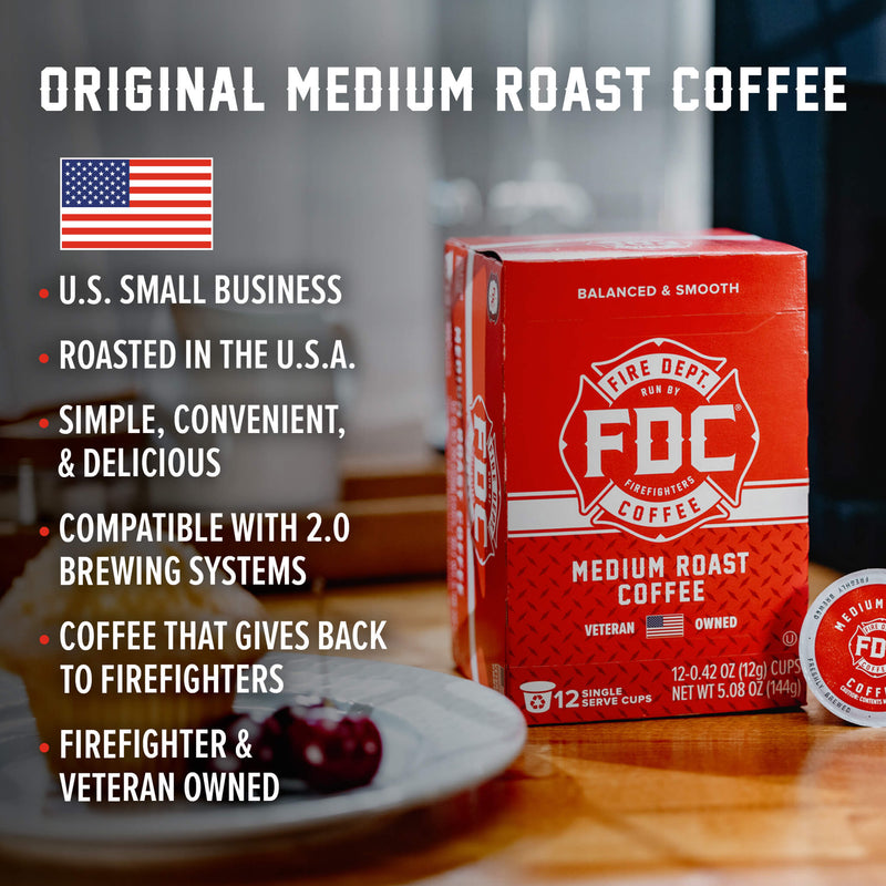 Load image into Gallery viewer, Fire Department Coffee - Original Medium Roast Coffee Pods