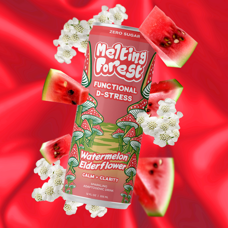 Load image into Gallery viewer, Melting Forest - Mushroom D-Stress Drink 12 Pack - Variety Pack
