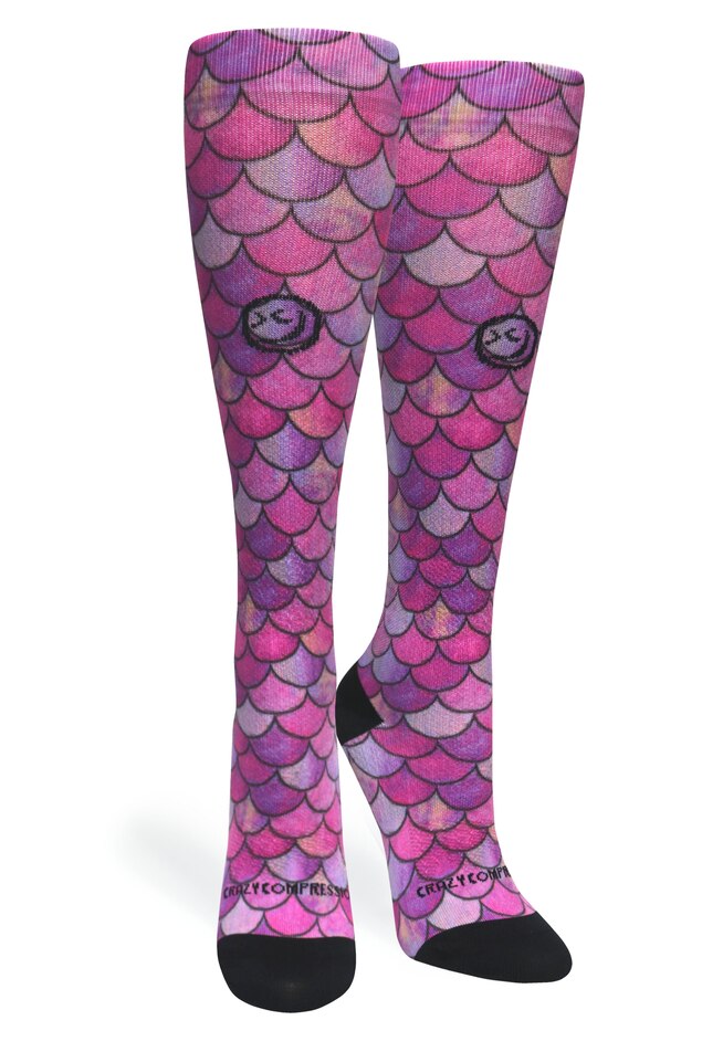 Load image into Gallery viewer, Crazy Compression - Mermaid Pink - (Standard & Extra Wide)