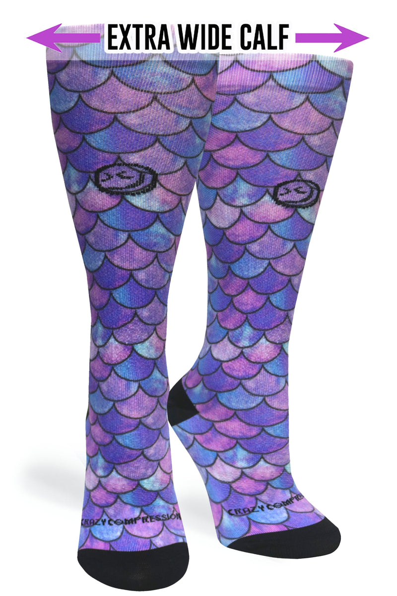Load image into Gallery viewer, Crazy Compression - Mermaid Purple - (Standard & Extra Wide)
