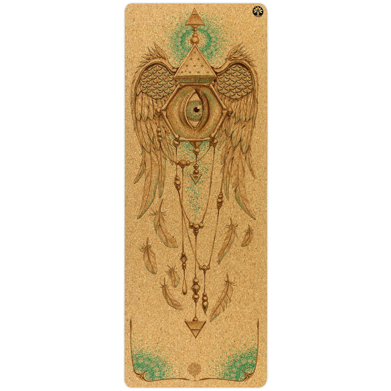 Load image into Gallery viewer, Yoloha Yoga - Mind of the Universe Nomad Cork Yoga Mat