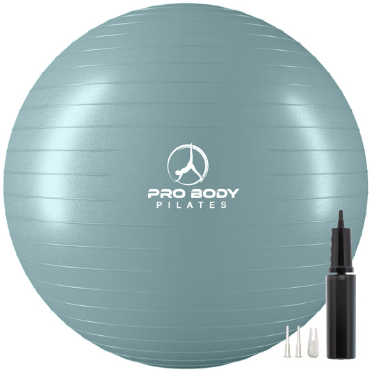 ProBody Pilates - Yoga Ball for Pregnancy, Fitness, Balance, Workout at Home, Office and Physical Therapy (Mist)