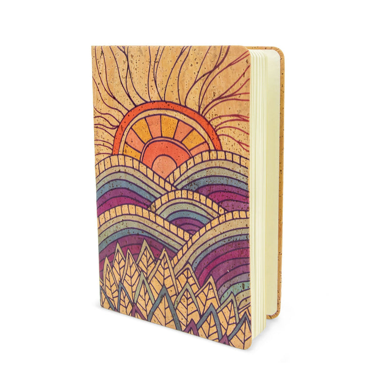 Load image into Gallery viewer, Yoloha Yoga - Mountain Magic Cork Journal