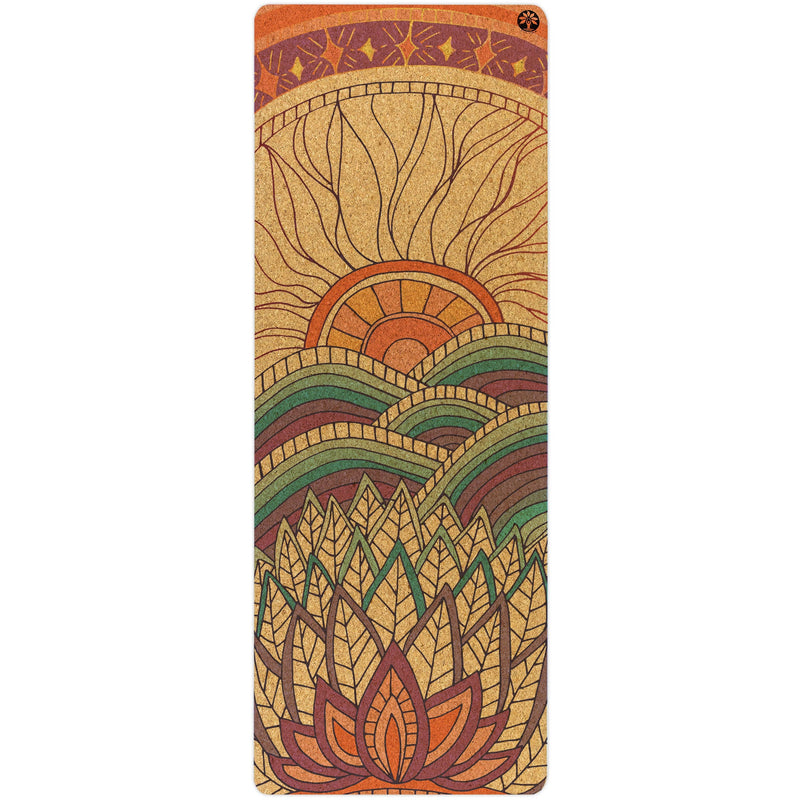 Load image into Gallery viewer, Yoloha Yoga - Mountain Magic Original Cork Yoga Mat