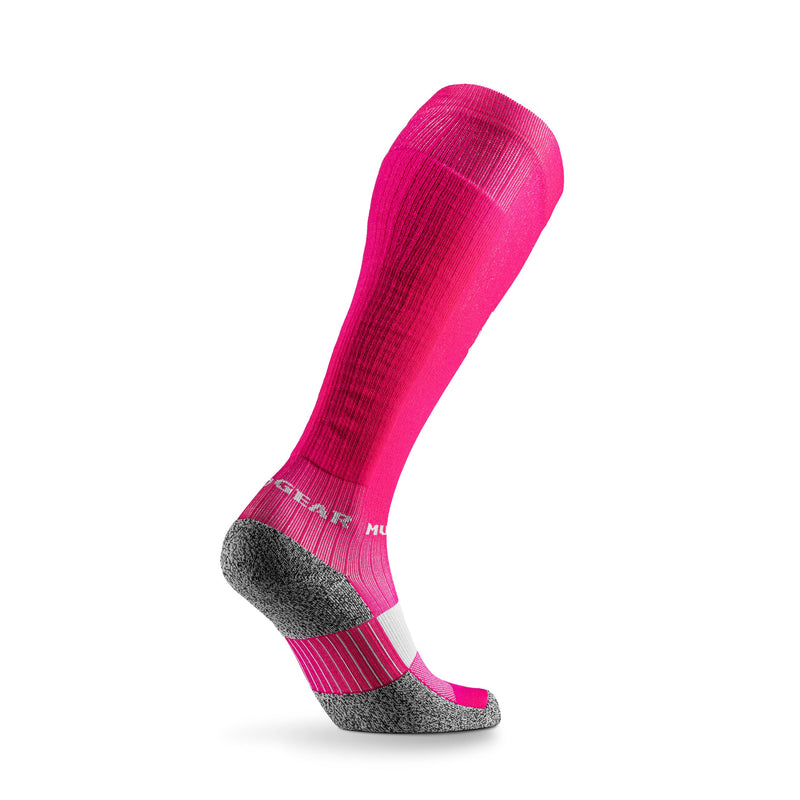 Load image into Gallery viewer, MudGear - Tall Compression Socks (Pink/Gray)