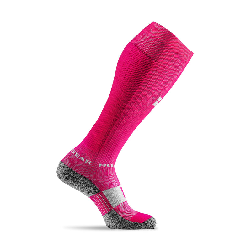 Load image into Gallery viewer, MudGear - Tall Compression Socks (Pink/Gray)