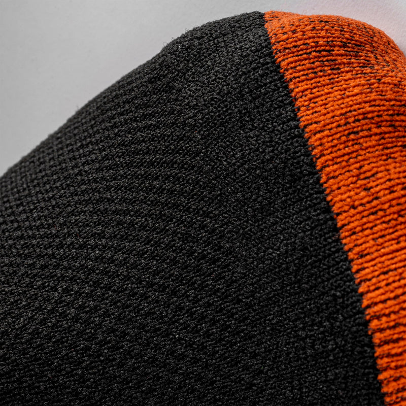 Load image into Gallery viewer, MudGear - Quarter Crew Trail Socks (Black/Orange, 2-Pair Pack)