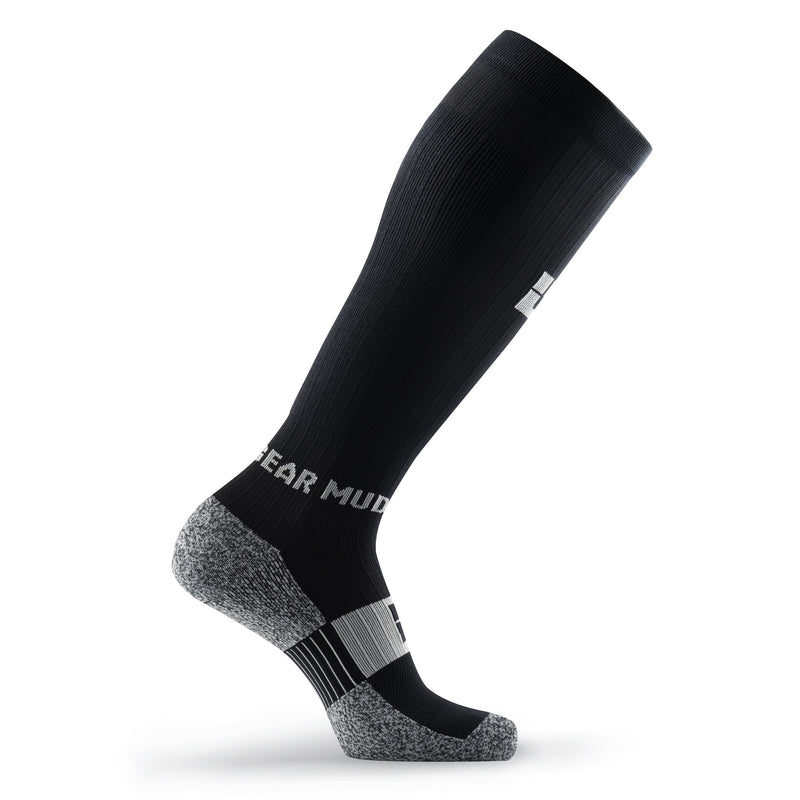 Load image into Gallery viewer, MudGear - Tall Compression Socks (Black/Gray)