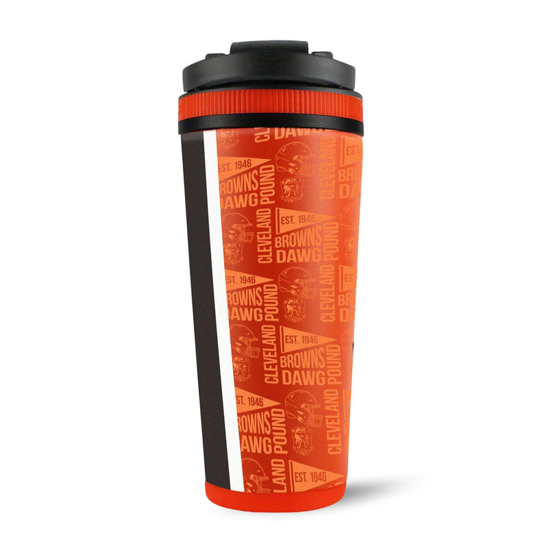 Load image into Gallery viewer, Ice Shaker - Officially Licensed Cleveland Browns 4D Ice Shaker