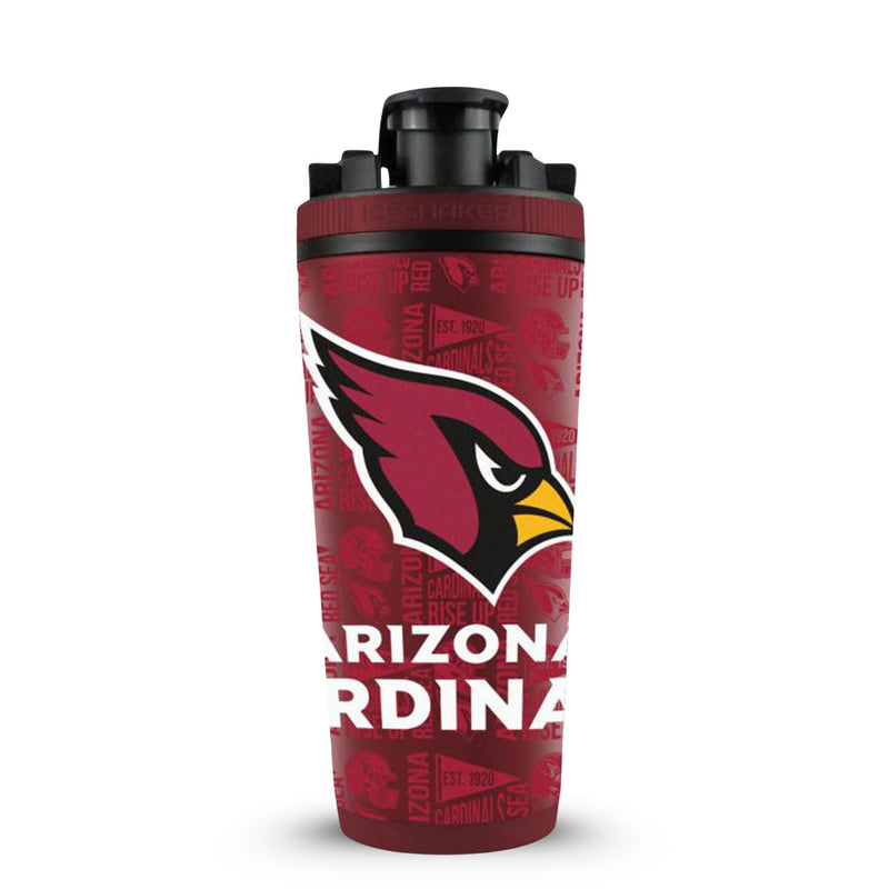 Load image into Gallery viewer, Ice Shaker - Officially Licensed Arizona Cardinals 26oz Ice Shaker