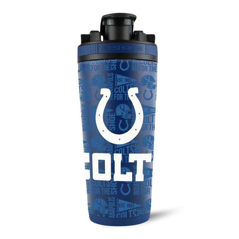 Load image into Gallery viewer, Ice Shaker - Officially Licensed Indianapolis Colts 26oz Ice Shaker