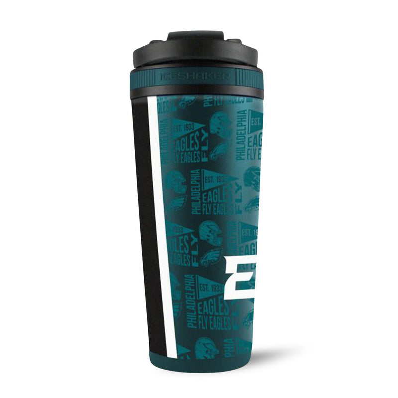 Load image into Gallery viewer, Ice Shaker - Officially Licensed Philadelphia Eagles 26oz Ice Shaker