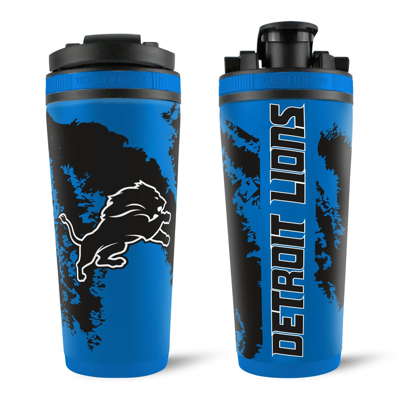 Load image into Gallery viewer, Ice Shaker - Officially Licensed Detroit Lions 26oz Ice Shaker