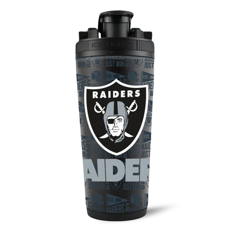 Load image into Gallery viewer, Ice Shaker - Officially Licensed Las Vegas Raiders 26oz Ice Shaker