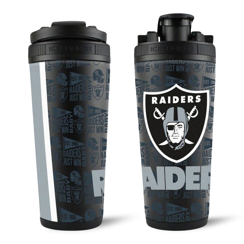 Load image into Gallery viewer, Ice Shaker - Officially Licensed Las Vegas Raiders 26oz Ice Shaker