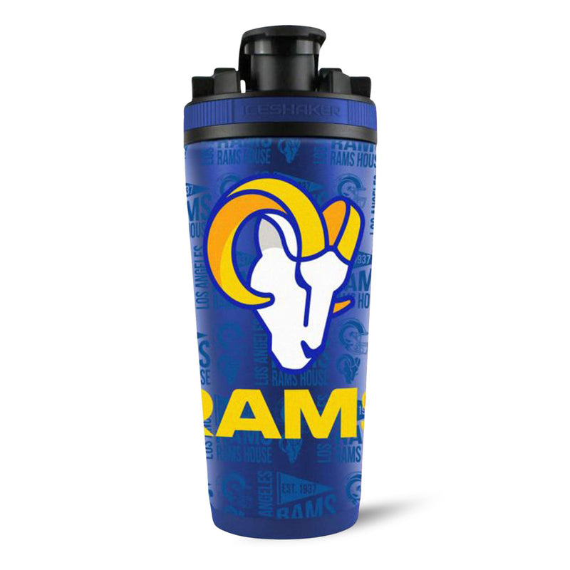 Load image into Gallery viewer, Ice Shaker - Officially Licensed Los Angeles Rams 26oz Ice Shaker