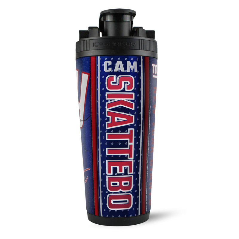 Load image into Gallery viewer, Ice Shaker - Cam Skattebo NY Giants 4D 26oz Ice Shaker