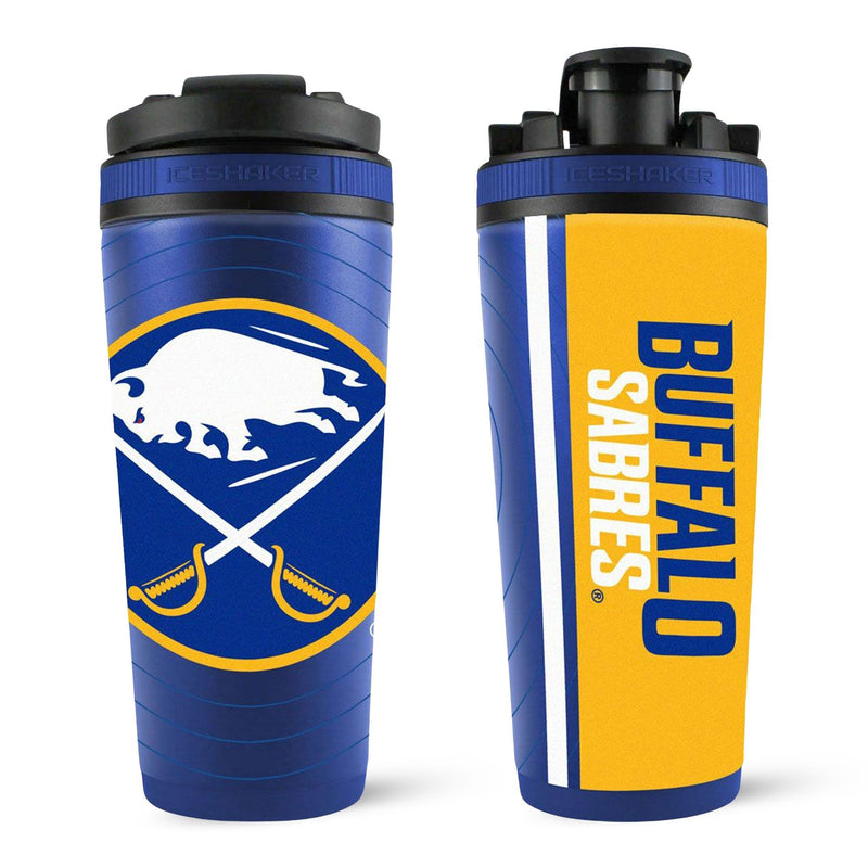 Load image into Gallery viewer, Ice Shaker - Officially Licensed Buffalo Sabres 26oz Ice Shaker