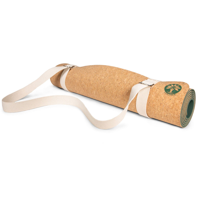 Load image into Gallery viewer, Yoloha Yoga - Natural Sling and Mat Strap