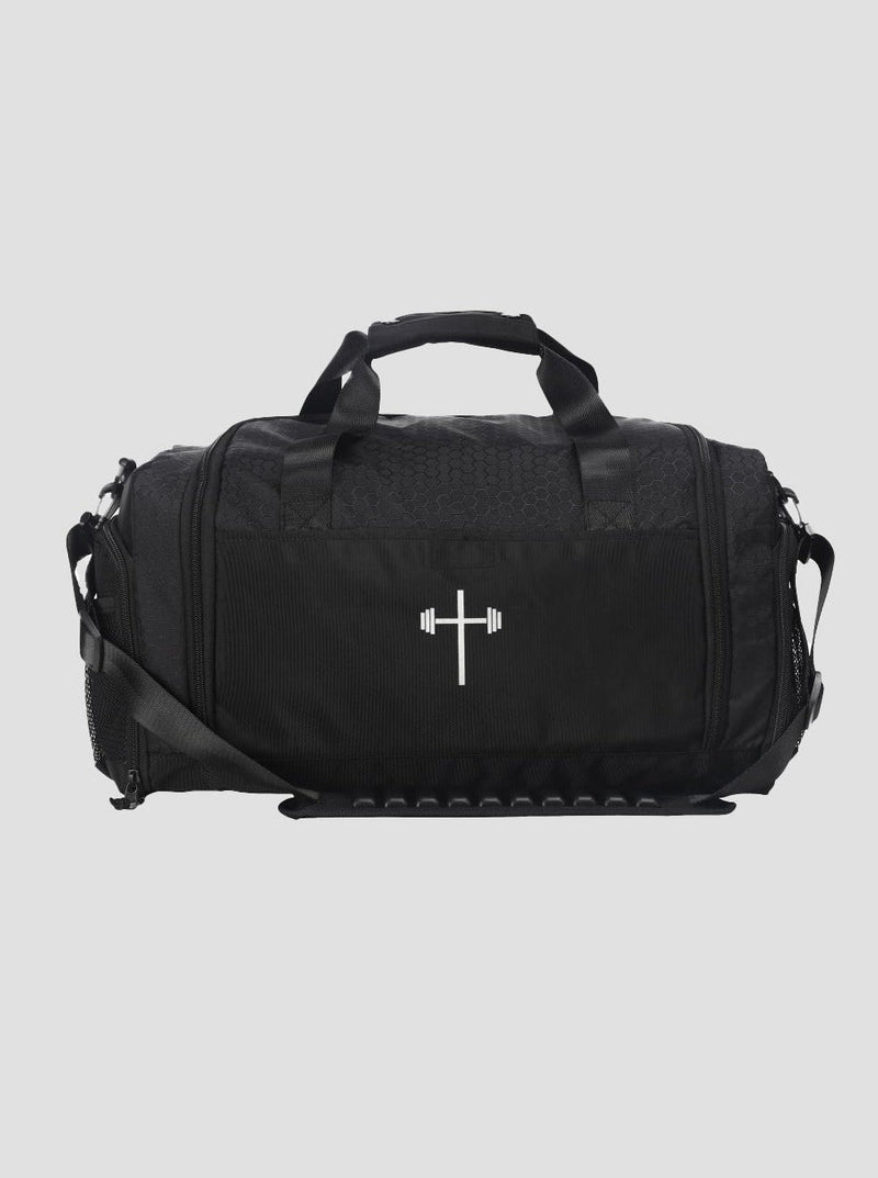 Load image into Gallery viewer, HolStrength - Powered By Faith Duffle Bag