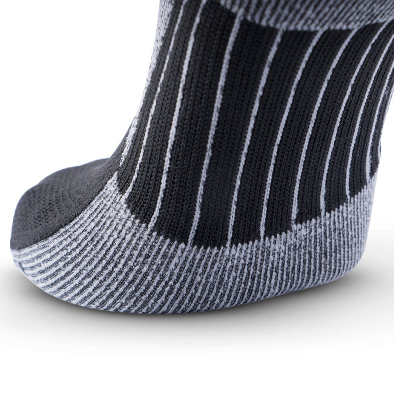 Load image into Gallery viewer, MudGear - No-Show Running Socks - Black/Gray (2 Pair Pack)