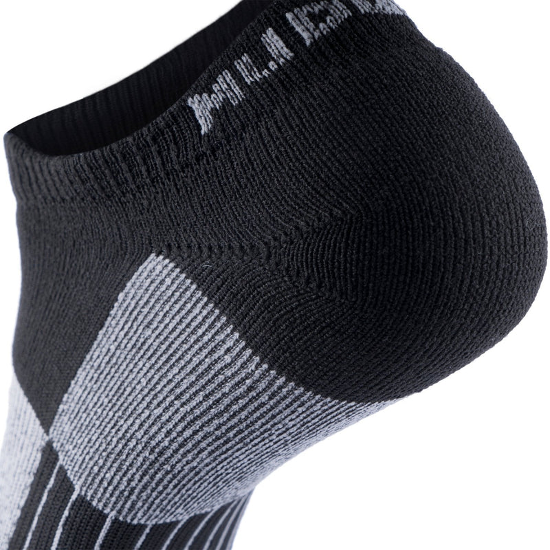 Load image into Gallery viewer, MudGear - No-Show Running Socks - Black/Gray (2 Pair Pack)