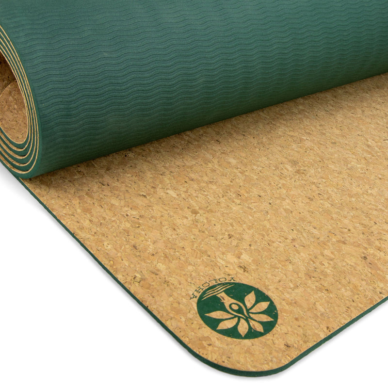 Load image into Gallery viewer, Yoloha Yoga - Tiger Lotus Nomad Cork Yoga Mat