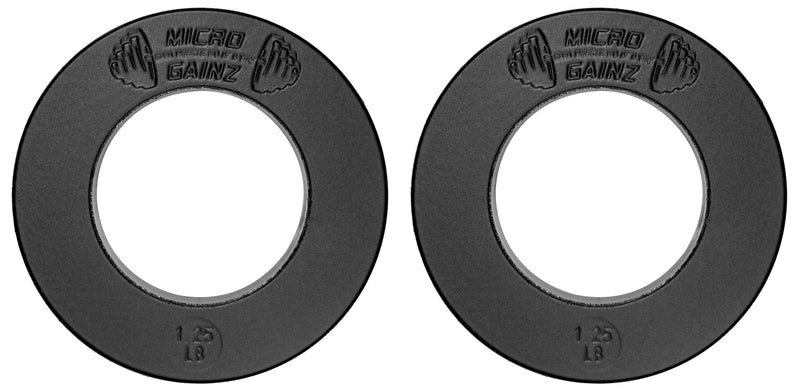 Load image into Gallery viewer, Micro Gainz - Olympic Size Fractional Weight Plates Pair of 1.25LB Plates