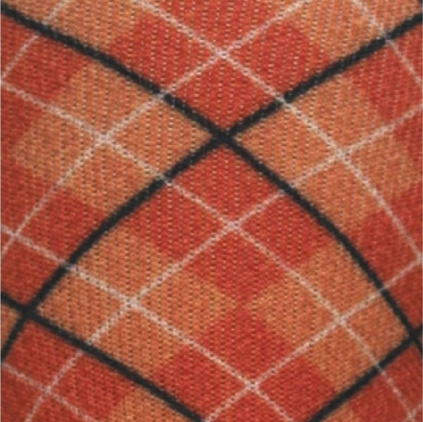 Load image into Gallery viewer, Crazy Compression - Orange Plaid - (Standard & Extra Wide)