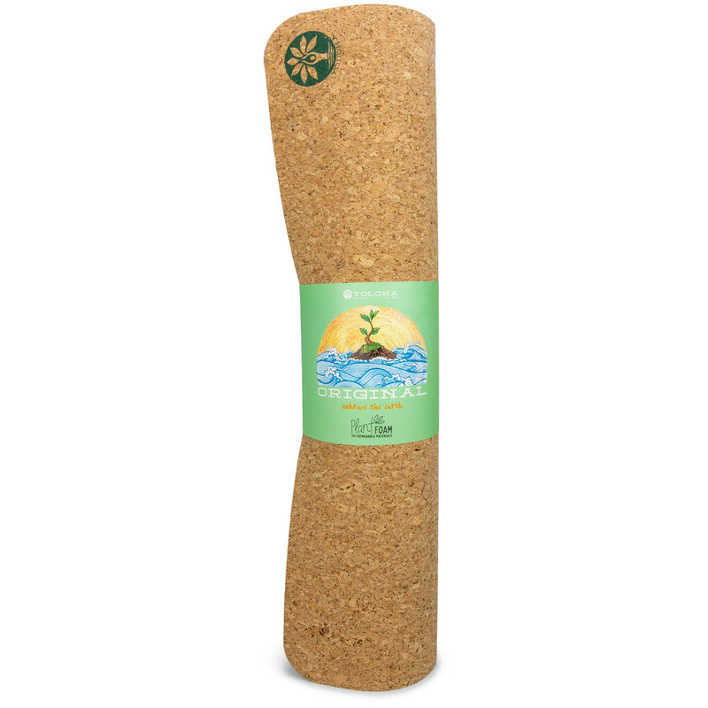 Load image into Gallery viewer, Yoloha Yoga - Tiger Lotus Original Cork Yoga Mat