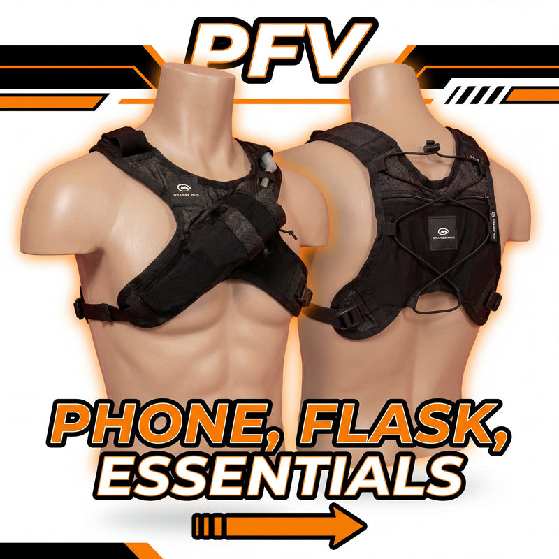 Load image into Gallery viewer, Orange Mud - Phone. Flask. Vest. PFV V2.0: Ideal for running and riding less than 2 hours.