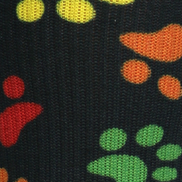 Load image into Gallery viewer, Crazy Compression - Paw Prints Black - (Standard & Extra Wide)