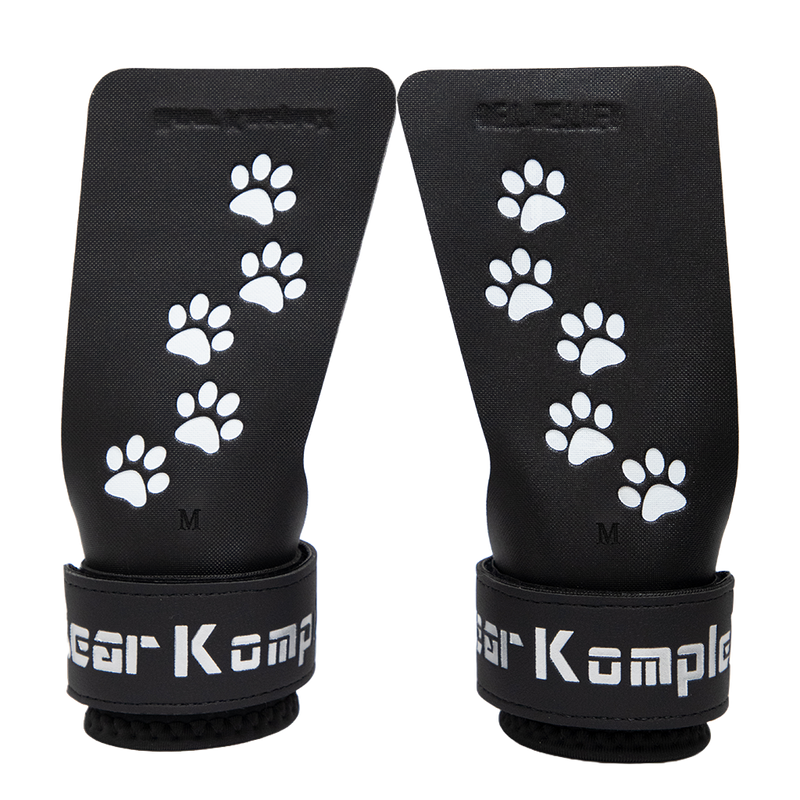 Load image into Gallery viewer, Bear KompleX - Paw Print by Lexi Neely - Black Diamond No Hole Speed Grips