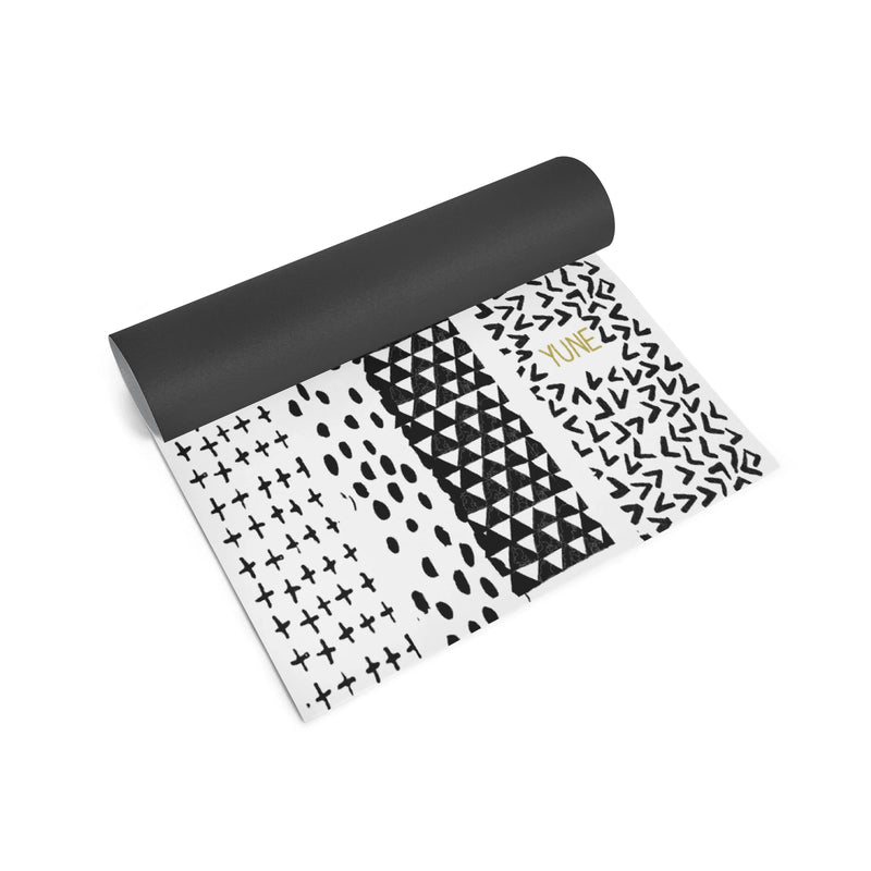 Load image into Gallery viewer, Yune Yoga - Yoga Mat | 6mm Thick | White Black | Non-Slip | Eco Friendly | Yune Yoga | Jagger