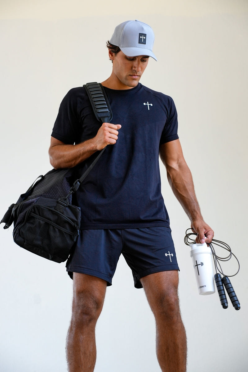 Load image into Gallery viewer, HolStrength - Powered By Faith Duffle Bag