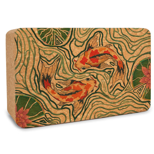 Yoloha Yoga - Pond of Harmony Cork Yoga Block