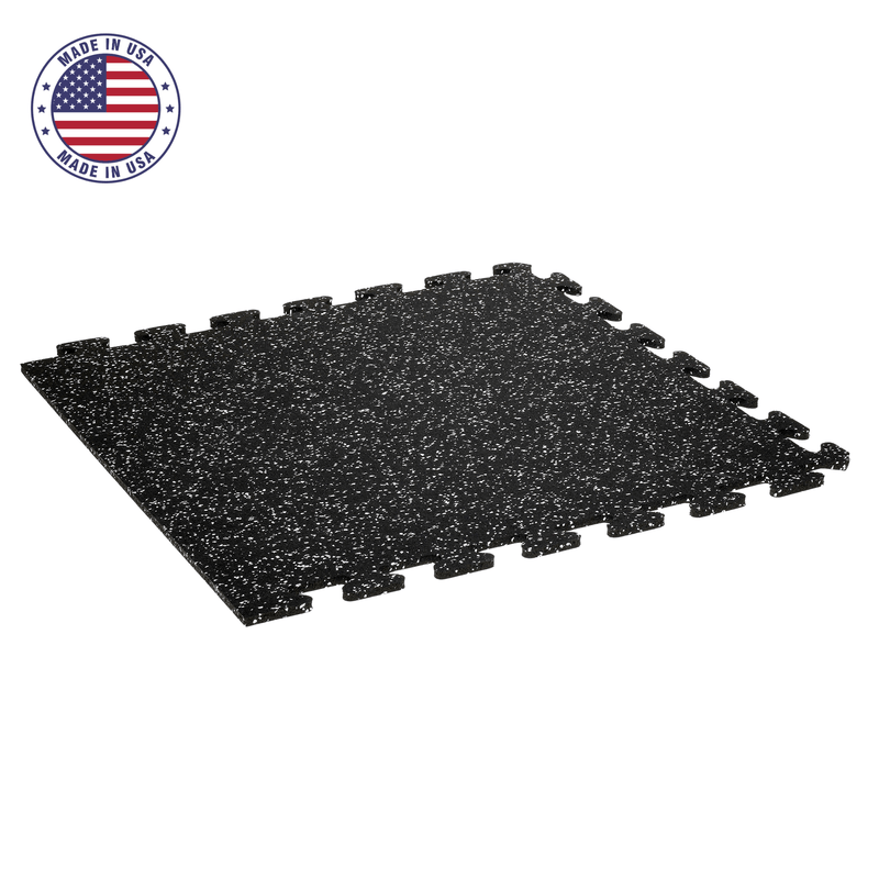 Load image into Gallery viewer, Interlocking Rubber Tiles with Straight Edges & Corners – USA-Made