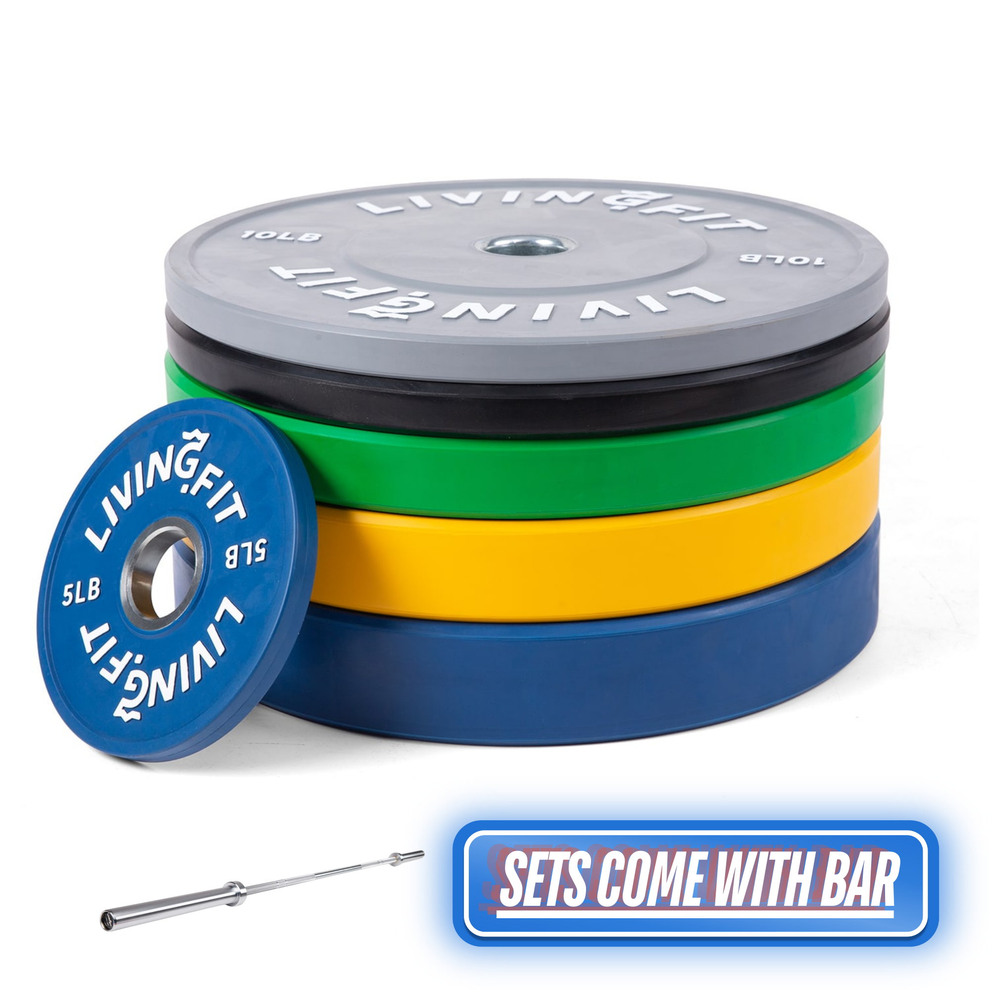 Buy Bumper Plates for Durable and Versatile Weightlifting Living.Fit